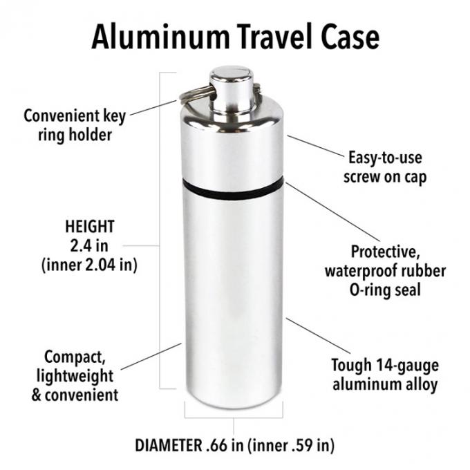 イヤホーンのアルミニウム携帯用ケースのイヤホーンのヘッドホーンの部品の耳せんの箱